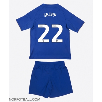 Billige Fotballdrakt Leicester City Oliver Skipp #22 Replika Hjemmedraktsett Barn 2025-26 Kortermet (med bukser)